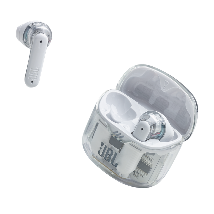 JBL Tune Flex Ghost Edition - White Ghost - True wireless Noise Cancelling earbuds - Detailshot 7 image number null